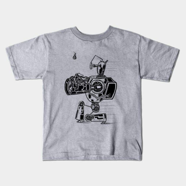 Shooting Robot! Kids T-Shirt by Thesnout21